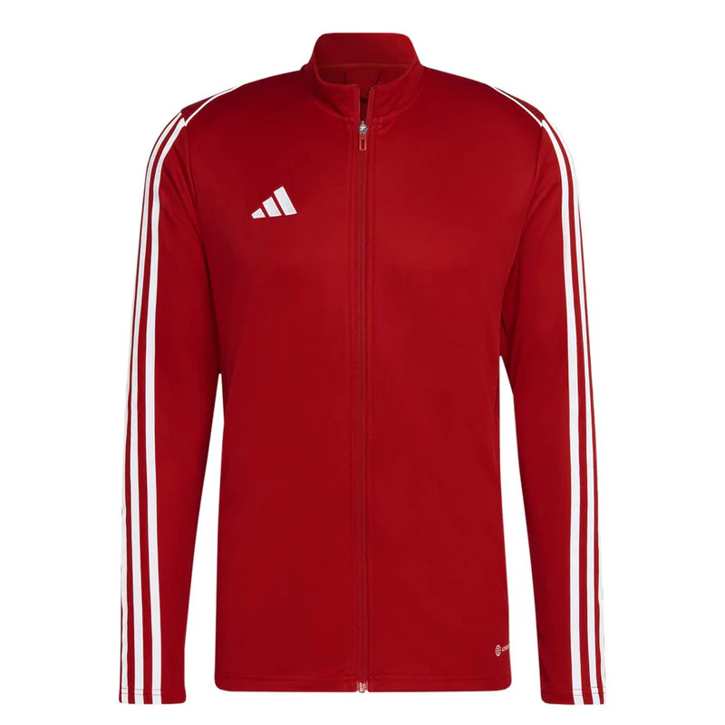 Veste de survêtement zippé dos respirant homme Adidas TIRO23 L TR JKT Rouge Blanc