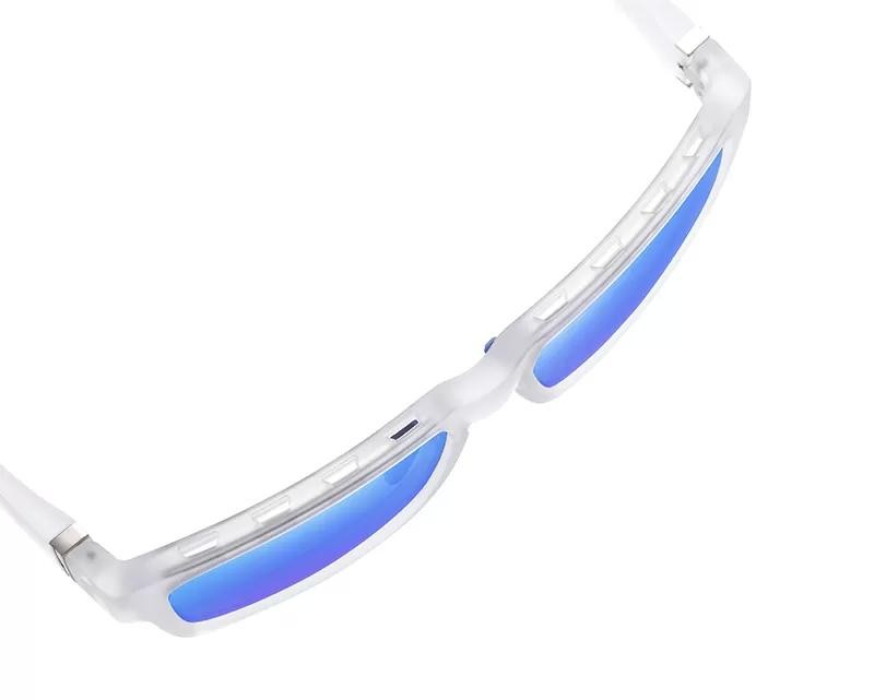 Lunettes de soleil sport verres polarisants unisexe MA Lunette TR7521 transparent Bleu 3