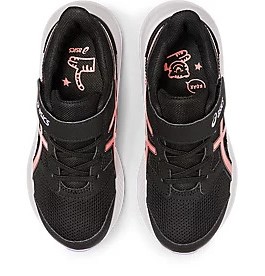 Chaussures running junior Asics JOLT 4 PS Noir Papaye Blanc Lilas 6