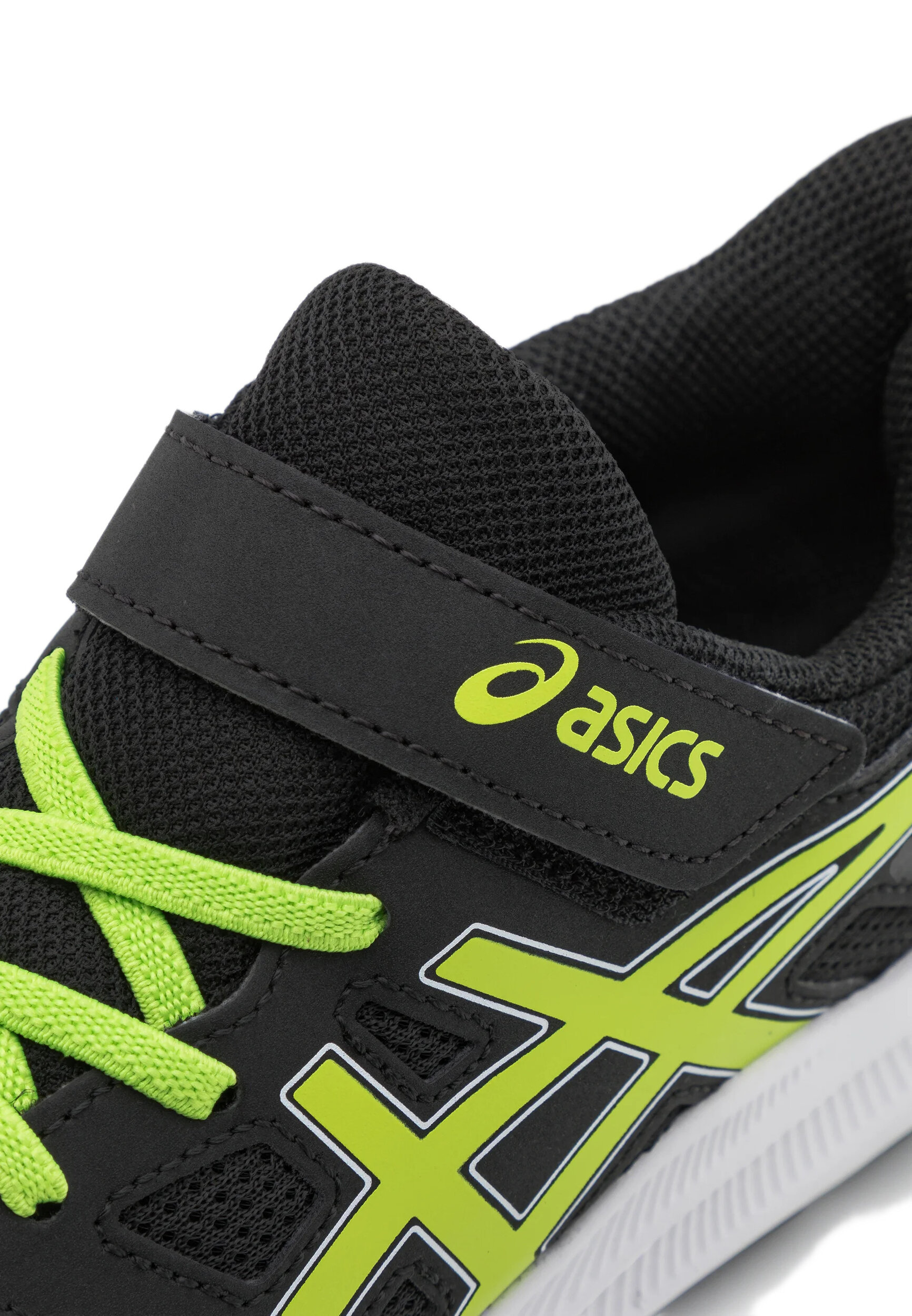 Chaussures running junior Asics JOLT 4 PS Noir Citron vert Blanc 6