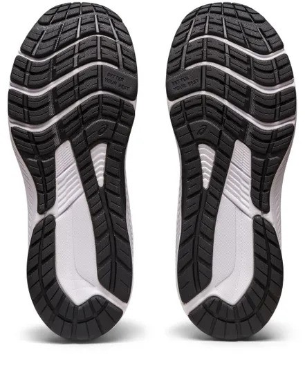 Chaussures running junior Asics GT-1000 11 GS Noir Gris Papaye Blanc 5
