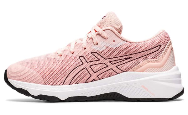 Chaussures running junior Asics GT-1000 11 GS Rose Rose pâle Blanc Noir 2