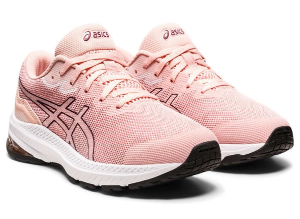 Chaussures running junior Asics GT-1000 11 GS Rose Rose pâle Blanc Noir 4