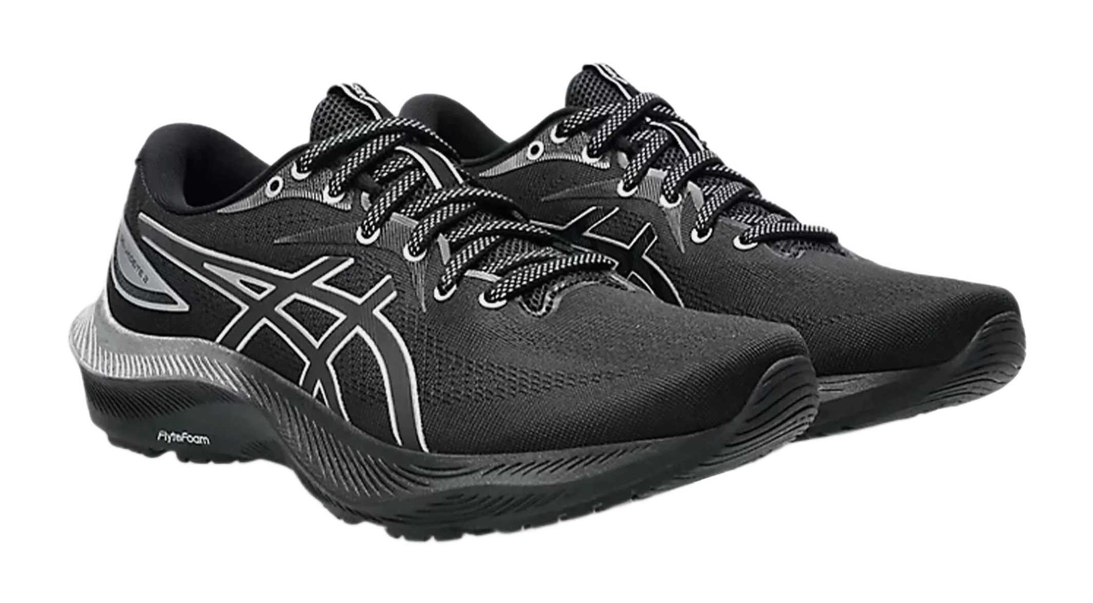 Chaussures running femme Asics GEL-JADEITE 2 Noir Noir Gris brillant 6