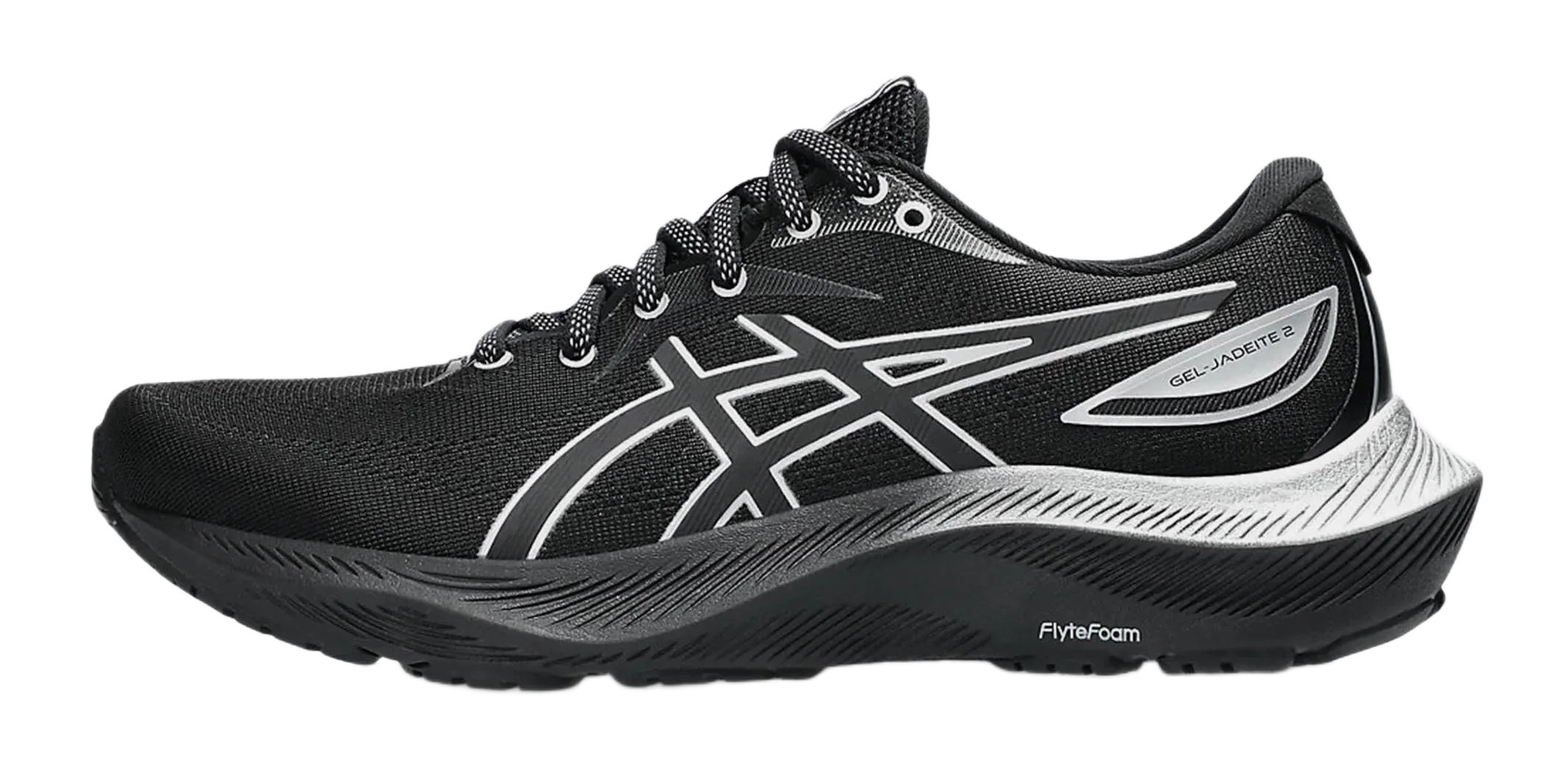 Chaussures running femme Asics GEL-JADEITE 2 Noir Noir Gris brillant 8