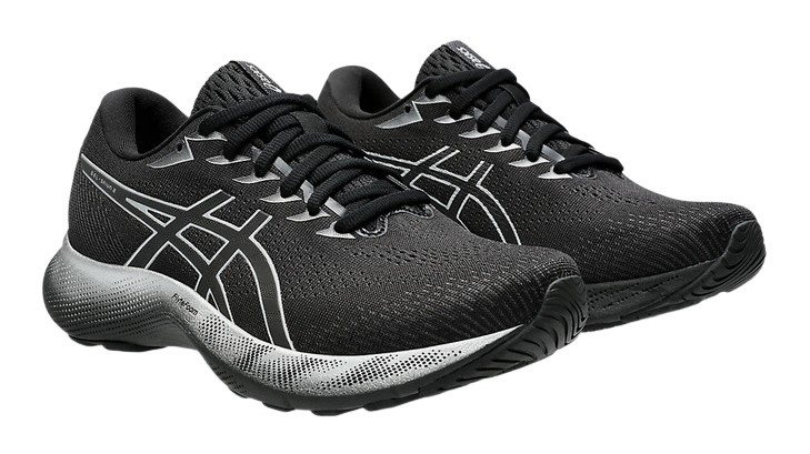 Chaussures running femme Asics GEL-SAIUN 2 Noir Argent pur 2