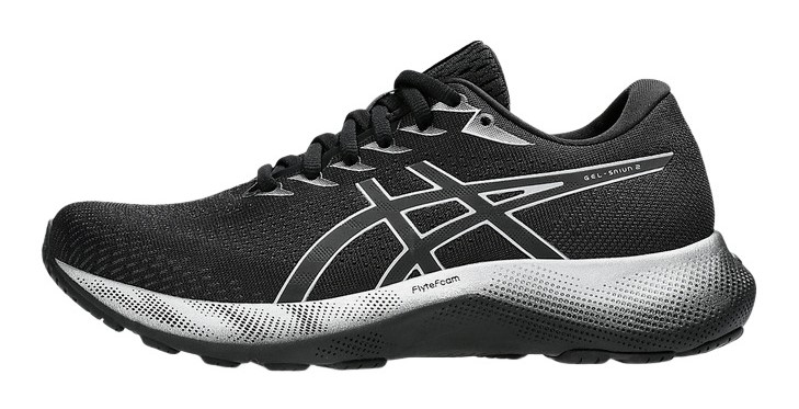 Chaussures running femme Asics GEL-SAIUN 2 Noir Argent pur 8