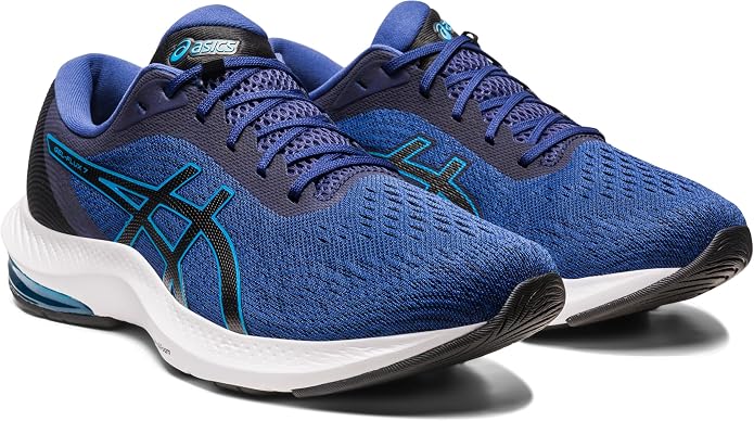 Chaussures running homme Asics GEL-FLUX 7 Bleu indigo Bleu marine Bleu ciel Noir Blanc 5