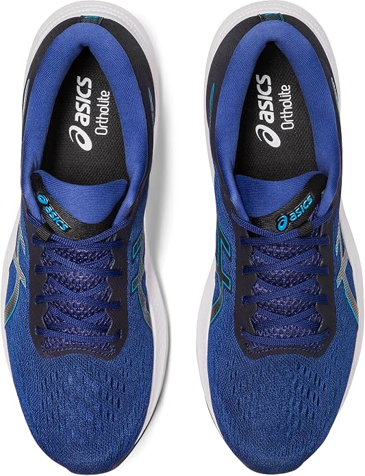 Chaussures running homme Asics GEL-FLUX 7 Bleu indigo Bleu marine Bleu ciel Noir Blanc 6