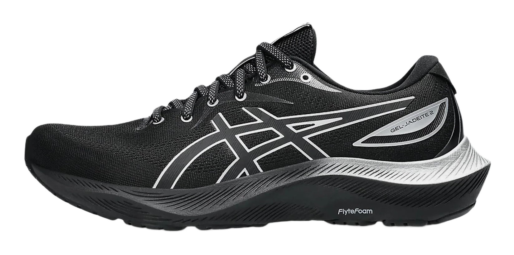 Chaussures running homme Asics GEL-JADEITE 2 Noir Noir Gris argenté