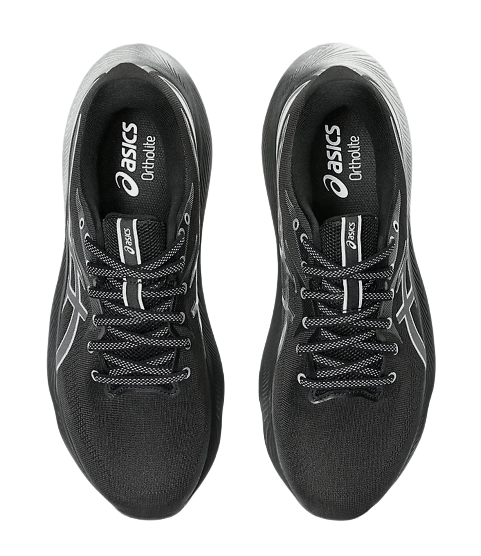 Chaussures running homme Asics GEL-JADEITE 2 Noir Noir Gris argenté 3