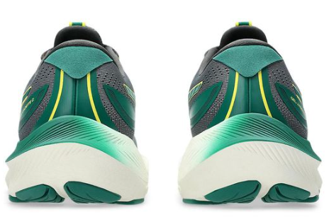 Chaussures running homme Asics GEL-JADEITE 2 Gris Vert Jaune 4