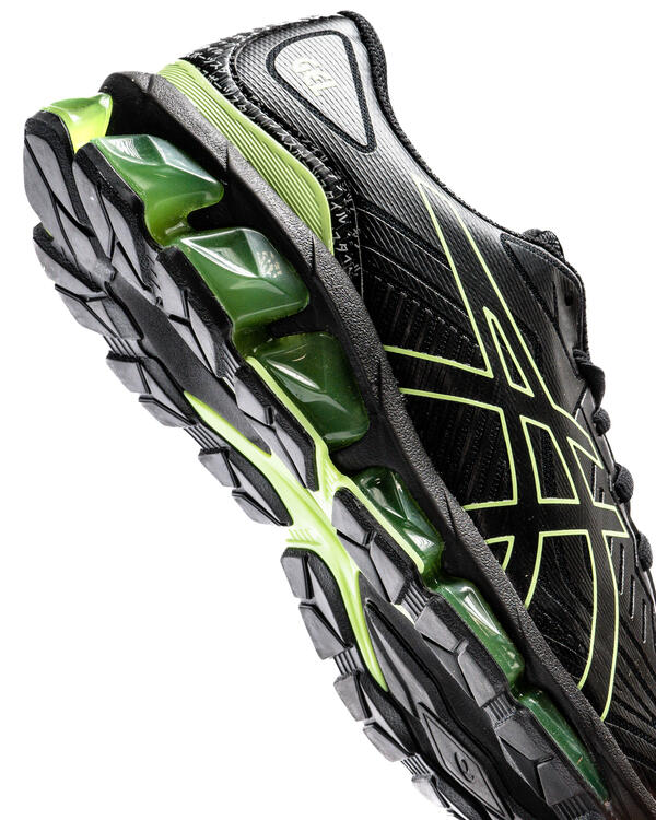Chaussures running homme Asics GEL-QUANTUM 360 VII Noir Jaune Citron vert vif 3
