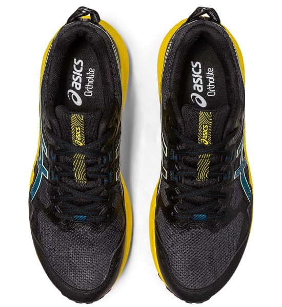 Chaussures trail homme Asics GEL-SONOMA 7 Noir Jaune Bleu Blanc 5