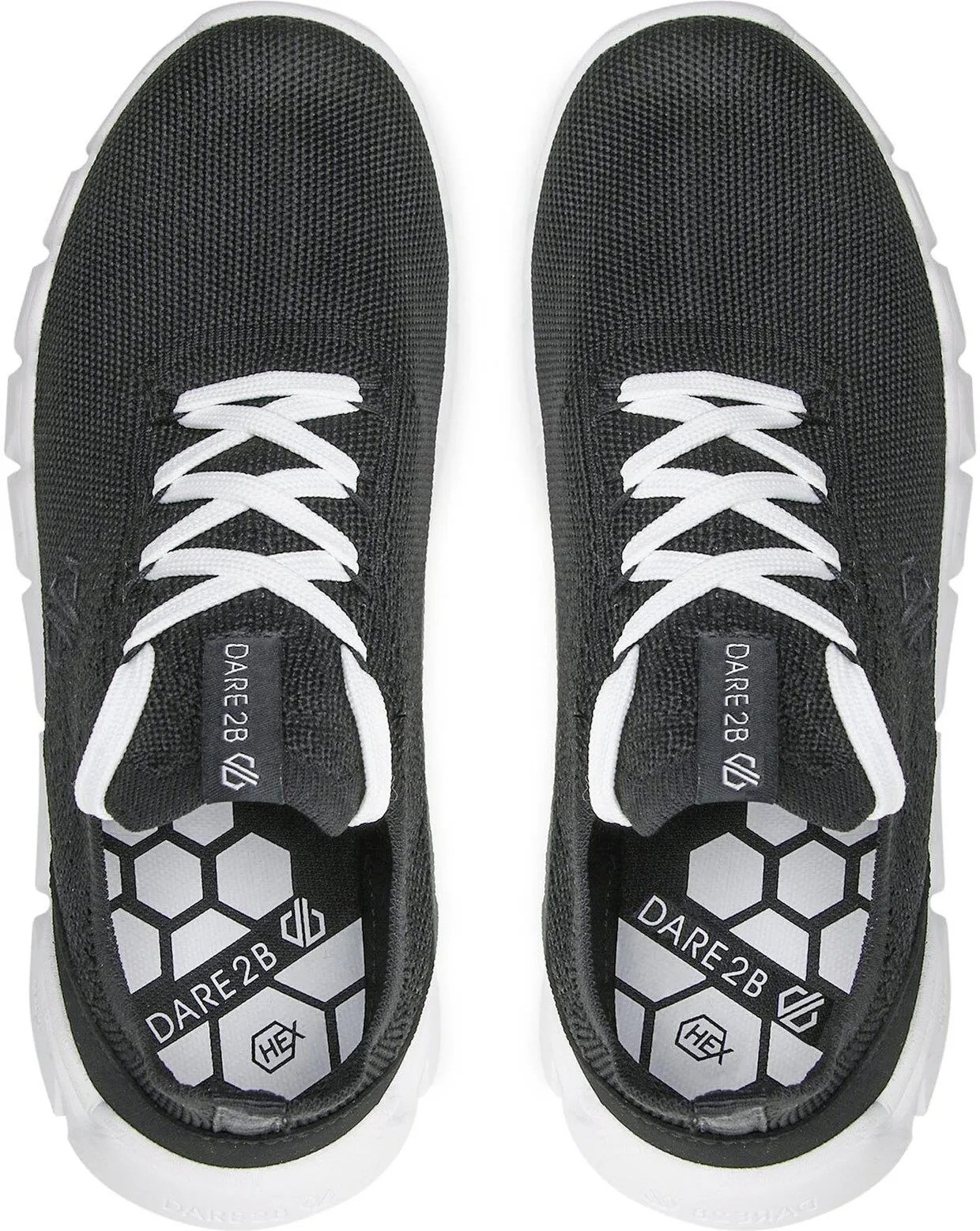 Chaussures running femme DARE2B HEX-AT BREATHABLE Noir Blanc 3