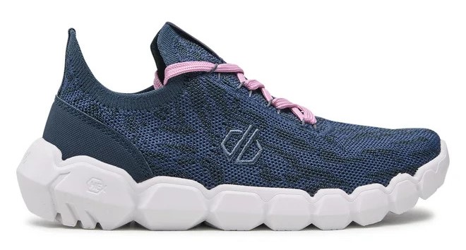 Chaussures running femme DARE2B HEX-AT BREATHABLE Gris orion Rose poudré Blanc 2