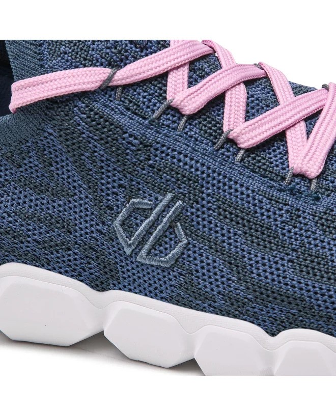 Chaussures running femme DARE2B HEX-AT BREATHABLE Gris orion Rose poudré Blanc 7