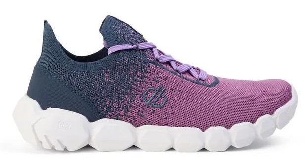 Chaussures running femme DARE2B HEX-AT BREATHABLE Gris Lavande poudré Blanc Violet
