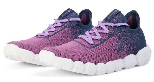 Chaussures running femme DARE2B HEX-AT BREATHABLE Gris Lavande poudré Blanc Violet 3