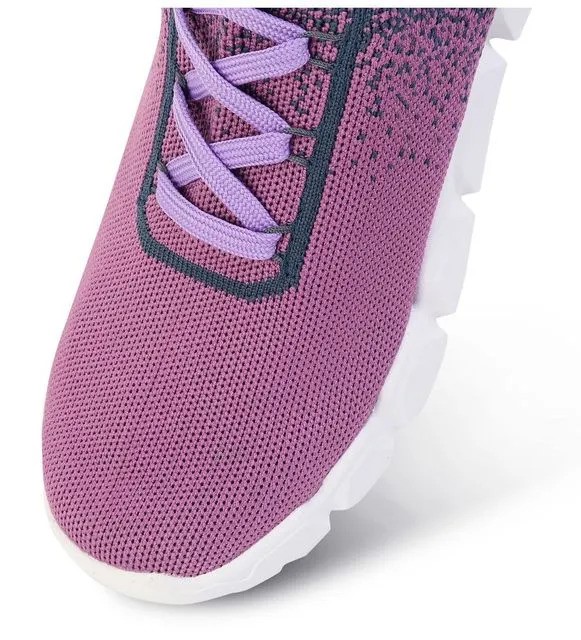 Chaussures running femme DARE2B HEX-AT BREATHABLE Gris Lavande poudré Blanc Violet 2
