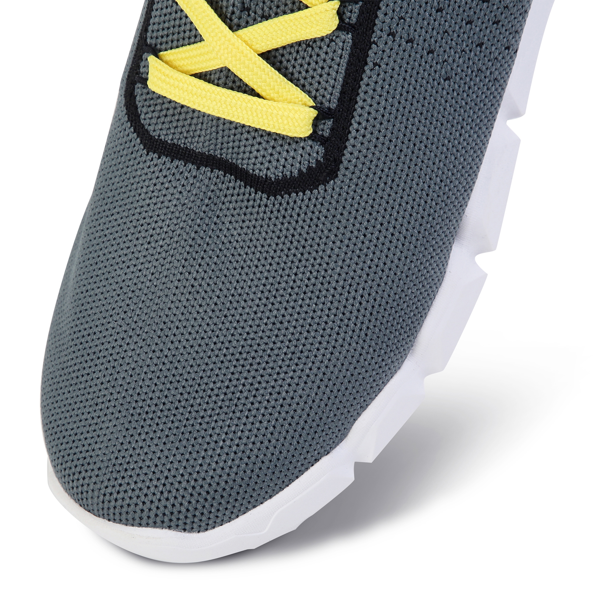 Chaussures running homme DARE2B HEX-AT BREATHABLE Gris Noir Blanc Jaune 2