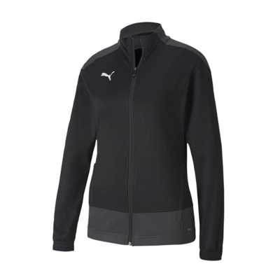 Veste sport zippée technique et respirante femme Puma TeamGOAL 23 Training Jacket W Noir Asphalte Blanc 3