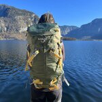 Sac à dos randonnée 40 litres unisexe Freetime Everest 40 Vert kaki Jaune (1)
