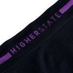 Sous-vêtement mini-short de sport sans couture lot de 3 pièces femme Higher State Noir Violet (5)