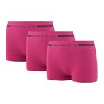Sous-vêtement mini-short de sport sans couture lot de 3 pièces femme Higher State Rose 1