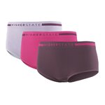 Sous-vêtement culotte de sport sans couture lot de 3 pièces femme Higher State Assemblage trois couleurs Violet Rose Lila