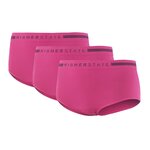 Sous-vêtement culotte de sport sans couture lot de 3 pièces femme Higher State Rose (1)