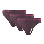 Sous-vêtement string de sport sans couture lot de 3 pièces femme Higher State Violet Rose (1)