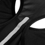 Brassière de sport à empiècements imprimés respirante femme Higher State Noir Blanc V2 (14)