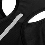 Brassière de sport à empiècements imprimés respirante femme Higher State Noir Violet (5)