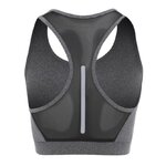Brassière de sport légère et respirante avec bande réfléchissante femme Higher State Gris (2)