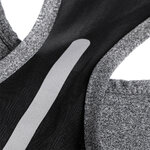 Brassière de sport légère et respirante avec bande réfléchissante femme Higher State Gris (6)