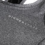Brassière de sport légère et respirante avec bande réfléchissante femme Higher State Gris (5)