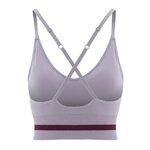 Brassière de sport à faible maintien, allégée en coutures et à bretelles réglables Lila Violet (3)