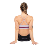 Brassière de sport à faible maintien, allégée en coutures et à bretelles réglables Lila Violet (2)