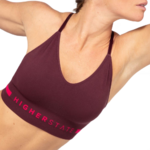 Brassière de sport à faible maintien, allégée en coutures et à bretelles réglables Violet mûre (1)