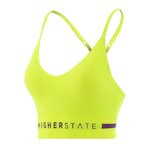 Brassière de sport à faible maintien, allégée en coutures et à bretelles réglables Jaune fluo (1)