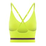 Brassière de sport à faible maintien, allégée en coutures et à bretelles réglables Jaune fluo (3)
