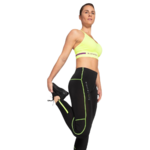 Brassière de sport à faible maintien, allégée en coutures et à bretelles réglables Jaune fluo (2)