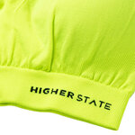 Brassière de sport faible en coutures avec soutien - lot de 3 pièces femme Higher State Noir Gris Jaune fluo (8)
