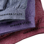 Brassière de sport faible en coutures avec soutien - lot de 3 pièces femme Higher State Rouge Violet Bleu (4)