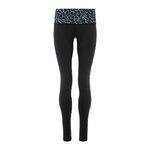 Collant de sport femme à empiècements imprimés Higher State Noir Blanc (2)