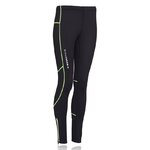 Collant de running femme 1-4 zip léger et respirant Higher State Noir Jaune (1)