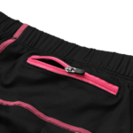 Collant de running femme 1-4 zip léger et respirant Higher State Noir Rose (4)