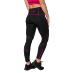 Collant de running femme 1-4 zip léger et respirant Higher State Noir Rose (2)