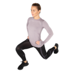 Collant de running femme 1-4 zip léger et respirant Higher State Noir Violet (6)